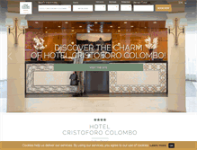 Tablet Screenshot of hotelcolomboroma.it
